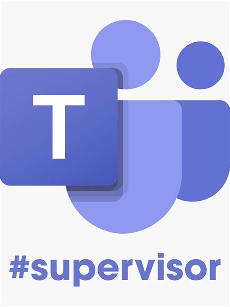 "Microsoft Teams #supervisor" Sticker von AGM97 | Redbubble