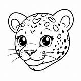 Premium Vector  Simple Illustration Of Jaguar drawing colouring sketch template
