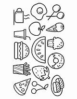 Food Coloring Pages Free Printable PDF sketch template