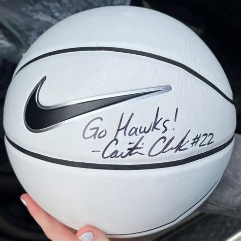 Caitlin Clark Signed Basketball - IHSRA Benefit - Rice Auction ...