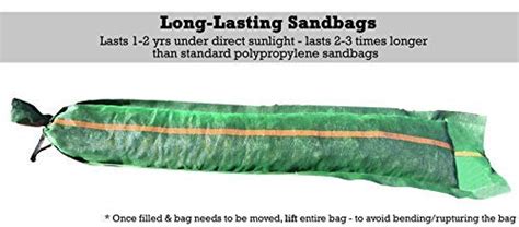 Tube Sandbags - 4 ft length (Lasts 1-2 Yrs) – Sandbaggy