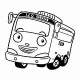 Mewarnai Tayo Coloring The Little Bus Bustayo  sketch template