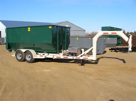 Gooseneck Dump Trailer | Nedland Rolloff Trailer + Detachable Gooseneck