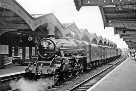 March station, with a Stanier 'Black 5'... © Ben Brooksbank cc-by-sa/2. ...