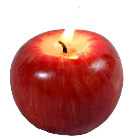 Christmas Gift Emulational Apple shaped Fragrant Candle Christmas' Eve Gift Small Size-in ...