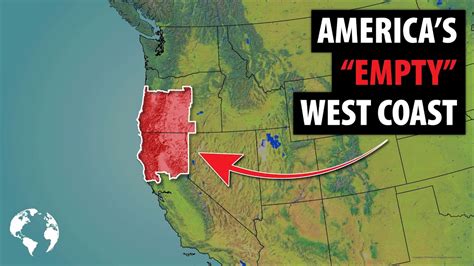 Why So Few Americans Live In This HUGE Area Of The West Coast - YouTube