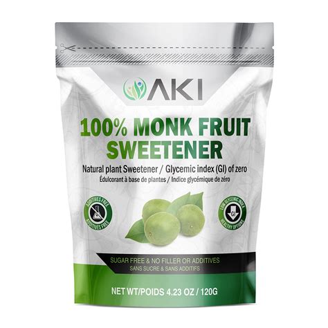 100% Pure Monk Fruit Natural (4.23 oz / 120 g) | Aki Organic