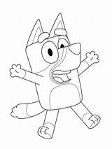 Bluey Coloring Page Printable  Templates sketch template
