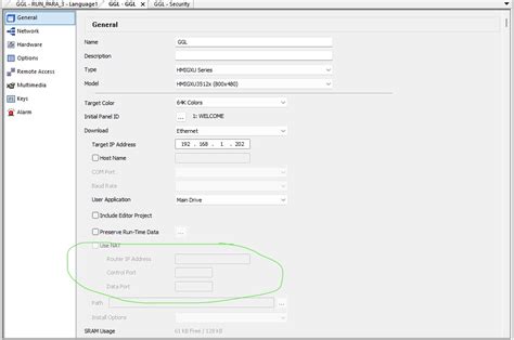 Downloading application to Schneider's HMI through a router - Modicon ...