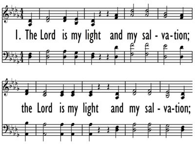 THE LORD IS MY LIGHT | Digital Songs & Hymns