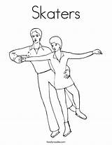 Skaters Coloring Page  Twisty Noodle sketch template