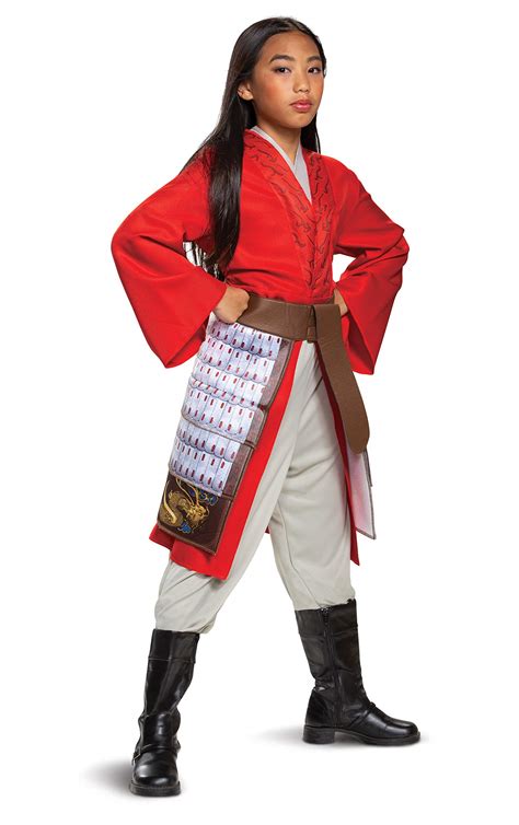 Disguise Womens Disney Mulan Hero Dress Deluxe Adult Costume Clothing, Shoes Jewelry ...