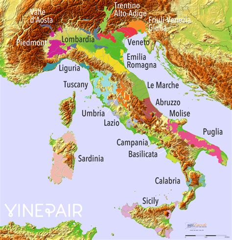 4 Animated Relief Maps Of Europe's Famous Wine Regions | VinePair Wine Map, Wine News, Famous ...