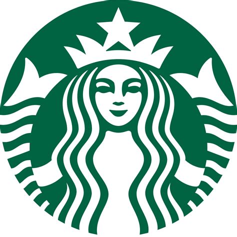 Starbucks logo in transparent PNG and vectorized SVG formats