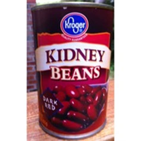 Kroger Kidney Beans, Dark Red: Calories, Nutrition Analysis & More | Fooducate