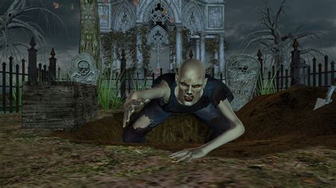 Zombie Graveyard - 3D and 2D Art - ShareCG