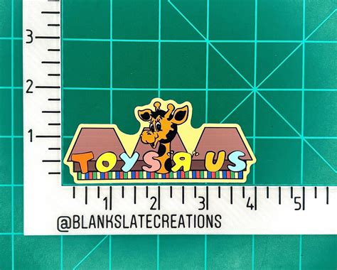 Vintage Toys r Us Storefront Matte Stickers - Etsy