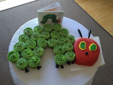 Storybook baby shower. The Hungry Caterpillar More Baby Shower Cupcakes ...