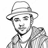 Justin Timberlake Coloring Page 47033 37183 sketch template