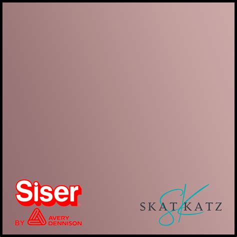 Adhesive Siser Easy PSV Starling - Rose Gold Gloss - Skat Katz - Heat Transfer Vinyl & Self ...