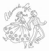 Square Dance Coloring Pages sketch template