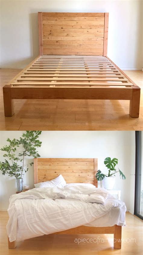 Diy Full Size Platform Bed With Storage - Encycloall