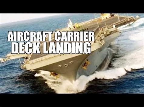 Aircraft Carrier Deck Landing : r/navy