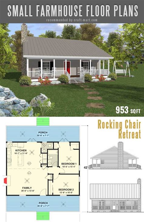 Small farmhouse plans for building a home of your dreams | Simple farmhouse plans, Farmhouse ...