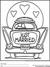 Wedding Kids Coloring Book Pages sketch template