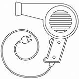 Hair Dryer coloring Page  Free Printable Coloring Pages sketch template
