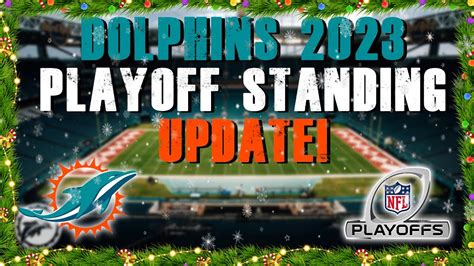 Miami Dolphins Playoff Standings After Week 15! | Deeper Dive! - YouTube