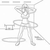 Hula Hoop Picture Coloring Pages  Cool sketch template