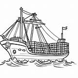 Cargo Ship coloring Pages  ColoringLib sketch template