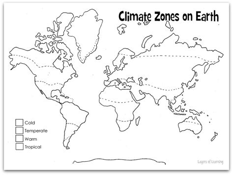 Climate Regions Worksheet