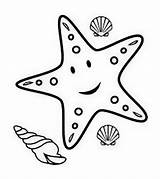 Starfish Coloring Pages Free Printable PDF sketch template