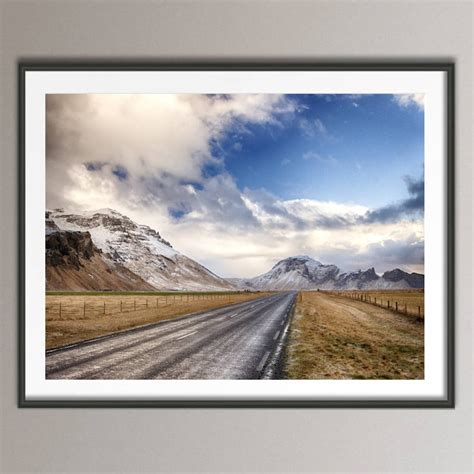 Route 1 Near Eyjafjallajökull, Iceland Landscape Winter Photo, Photography, Fine Art Print ...