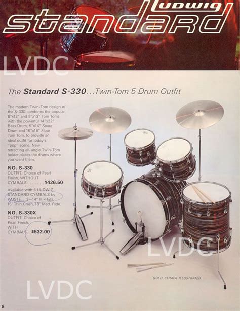 Ludwig Standard 1968 Catalog | Ludwig drums, Drum and bass, Drums