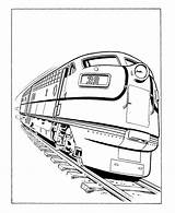 Diesel Train Coloring Pages To Print sketch template