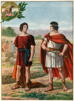 Romulus and Remus by Tancredi Scarpelli: Fine art print