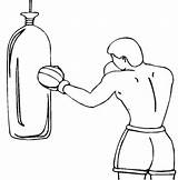 Coloring Tyson Mike Pages Boxing Printable Clipart Drawing Famous  sketch template