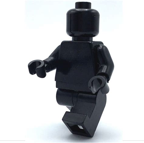 Lego Solid Black Minifigure blank Plain Monochrome Figure - Etsy