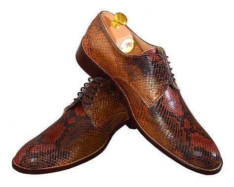 Handmade Derby Python Shoes | Dorin Musat - Men's luxury shoes