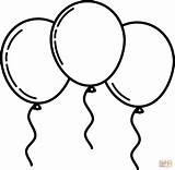 Birthday Balloons coloring Page  Free Printable Coloring Pages sketch template
