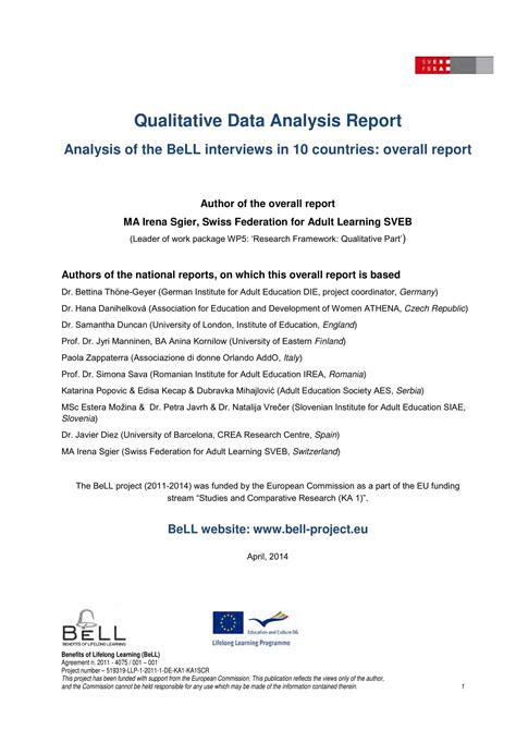 Project Analysis Report Template – CUMED.ORG