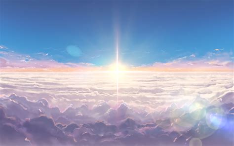 Anime Your Name. HD Wallpaper | Anime scenery wallpaper, Wallpaper backgrounds, Sunrise wallpaper