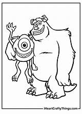 Free Printable Coloring Pages Monsters Inc sketch template