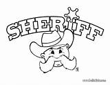 Sheriff Coloring Pages sketch template