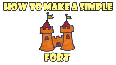 Easy Drawings For Kids | How to make an easy Fort - YouTube