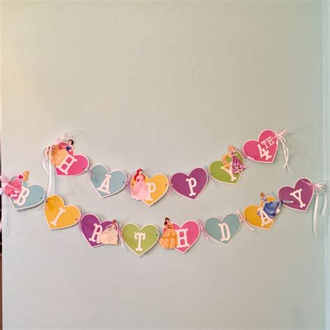 Princess Birthday Banner Princess by PresentsFromTheHeart on Etsy