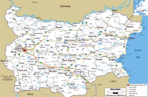 Airports In Bulgaria Map